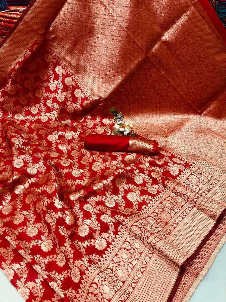 SOFT BANARASI COTTON SILK SAREE