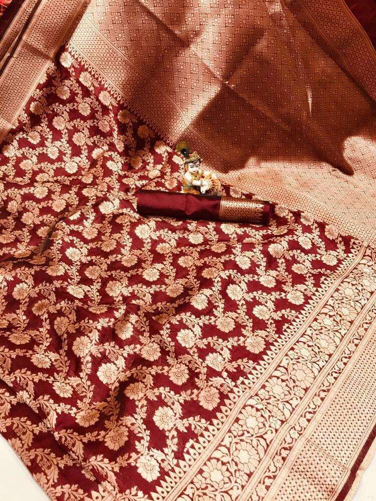 SOFT BANARASI COTTON SILK SAREE
