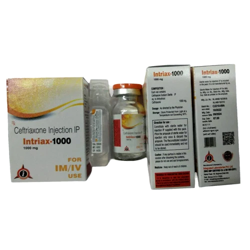 Ceftriaxone Injection Intriax 1000