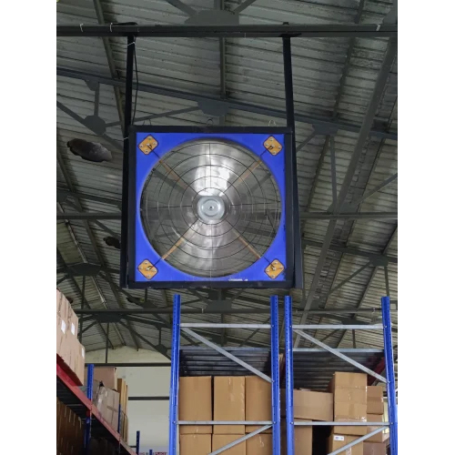 Hanging Type Ventilation Fan - Color: Blue