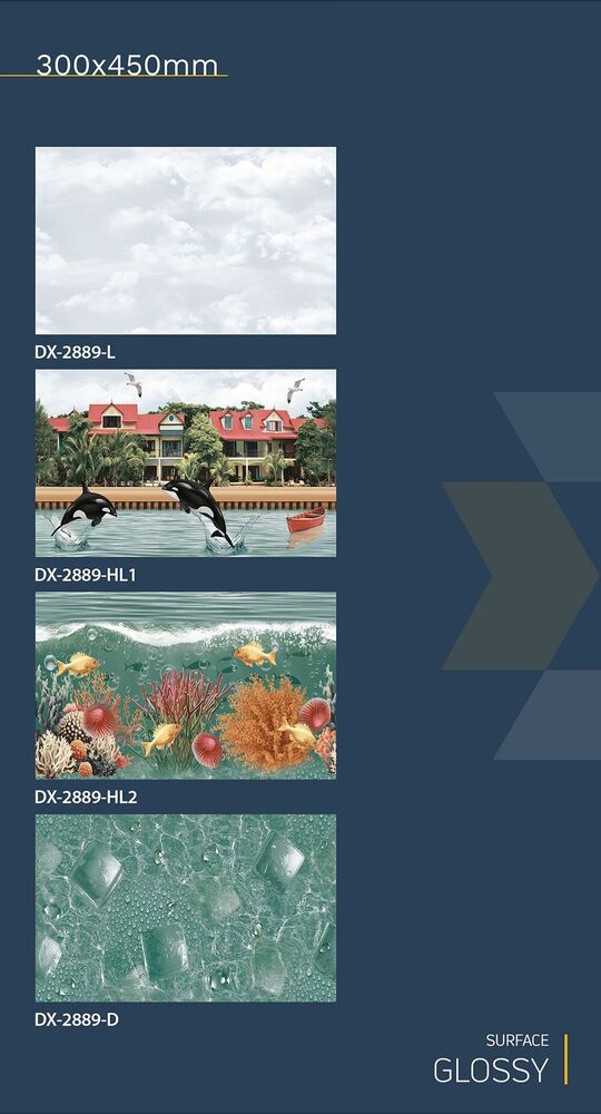 12x18 fish concept wall tiles