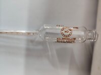 Butyrometer for milk determination