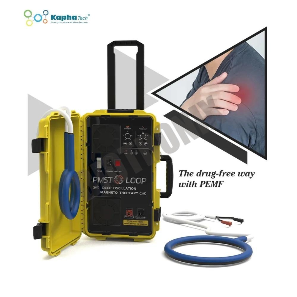 PEMF Physiotherapy Device Pmst Loop For Shoulder Pain Relief With Mats And Pads