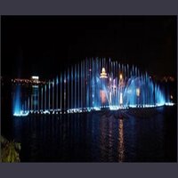 Multicolor Light and Sound Show Fountain
