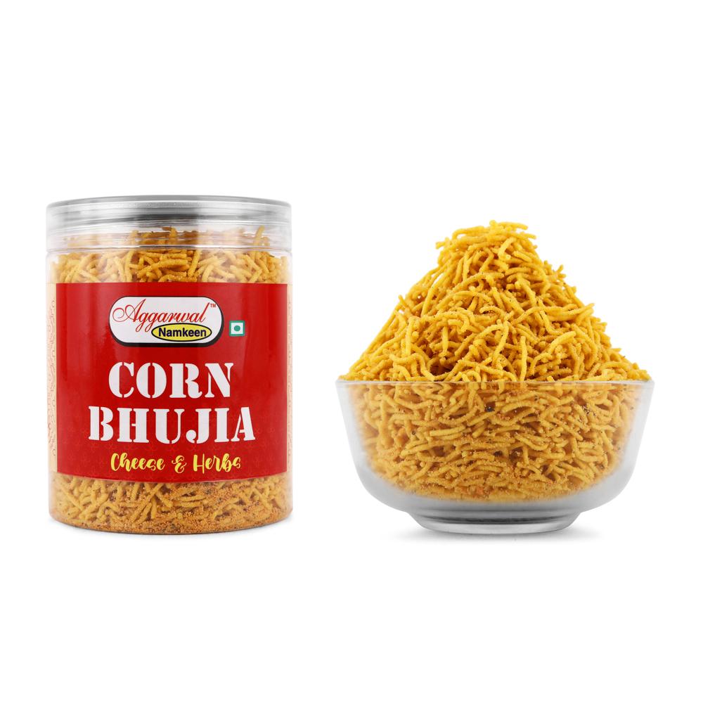 Makai Cheese Herb Bhujiya
