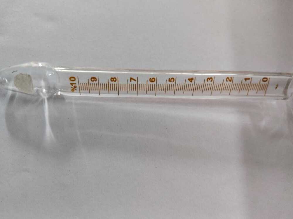 Butyrometer for milk determination