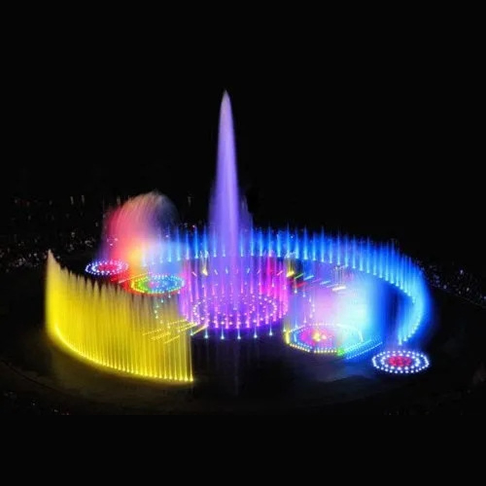 Multi Effects Colored Musical Fountain
