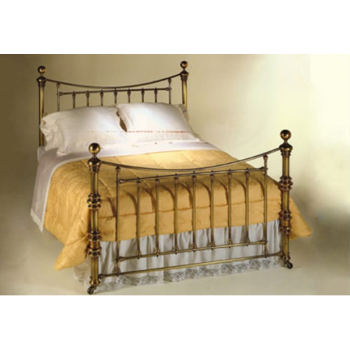 Modern Brass Bed - Color: Golden