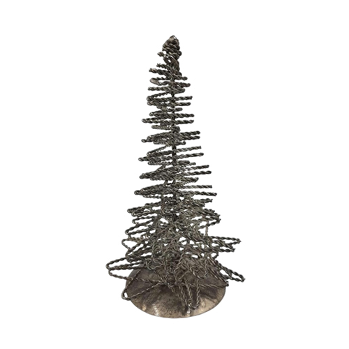 Metal Christmas Items - Color: Gray
