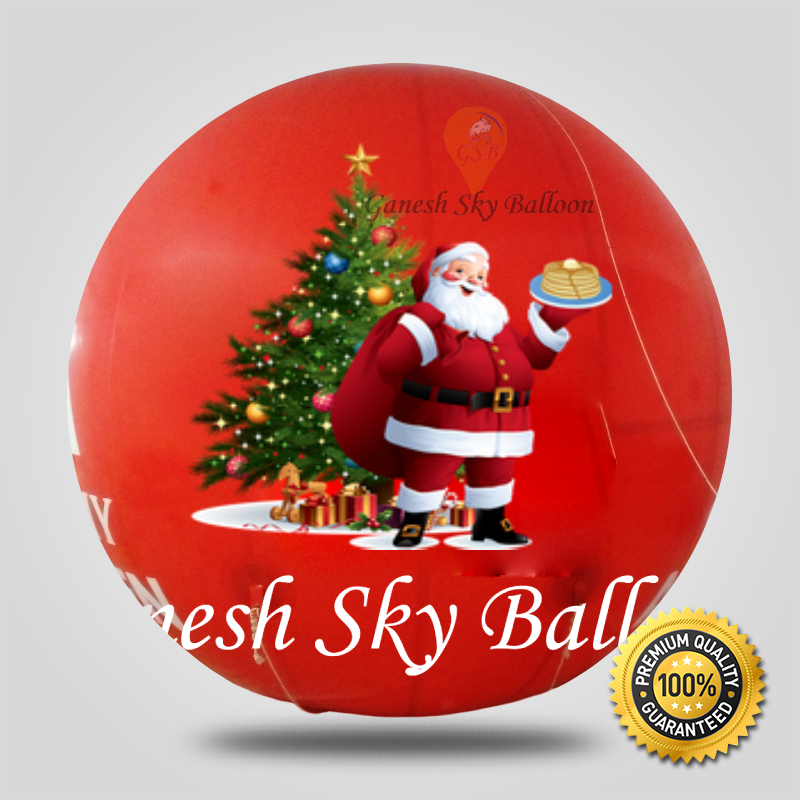 Sky Advertising Balloons for Christmas Eve