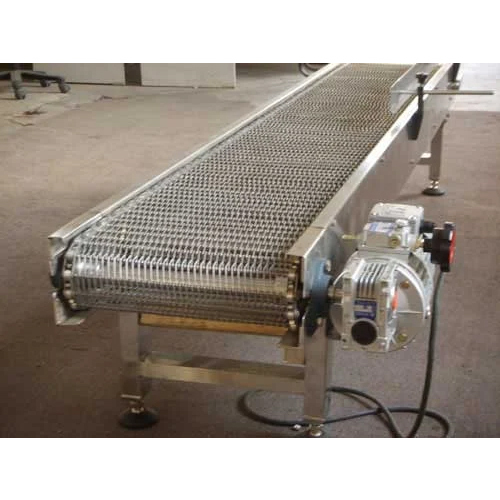 Mesh And Chain Type Conveyor
