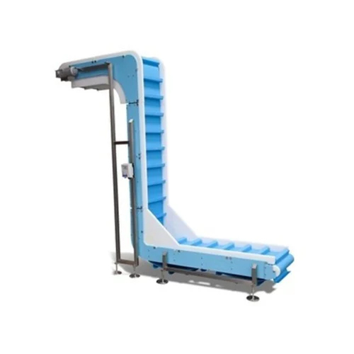 Vertical Screw Conveyors - Color: Blue