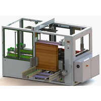 Automatic Case Erecter Machine - Color: Silver