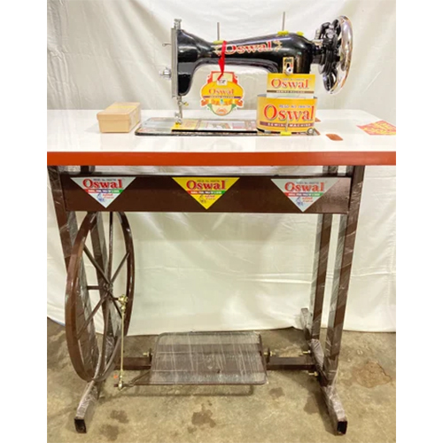 Foot Operated Sewing Machine - Color: Black