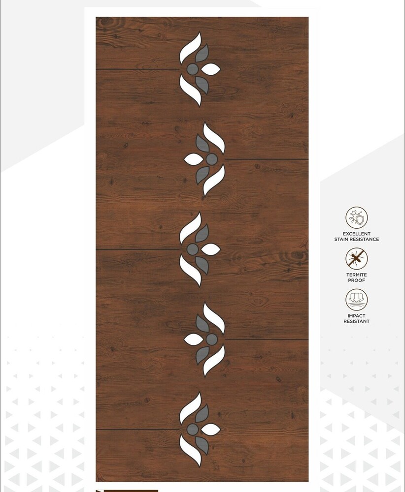Flower Printed Digital Door Paper Print