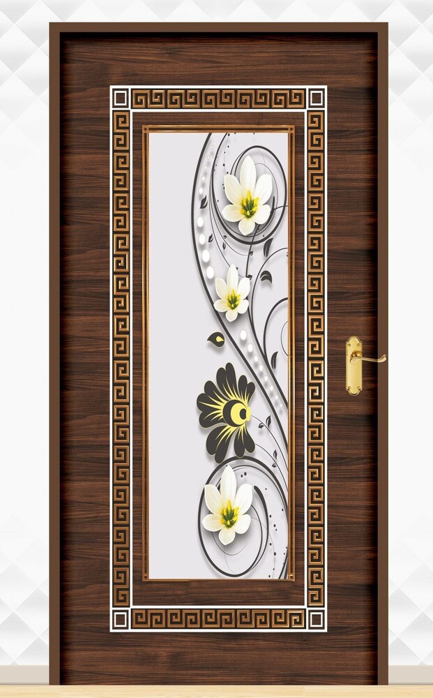 Wooden Shade Door Paper Print