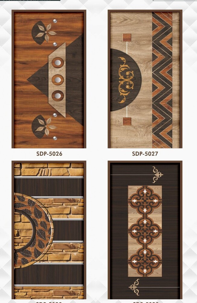 Wooden Shade Door Paper Print