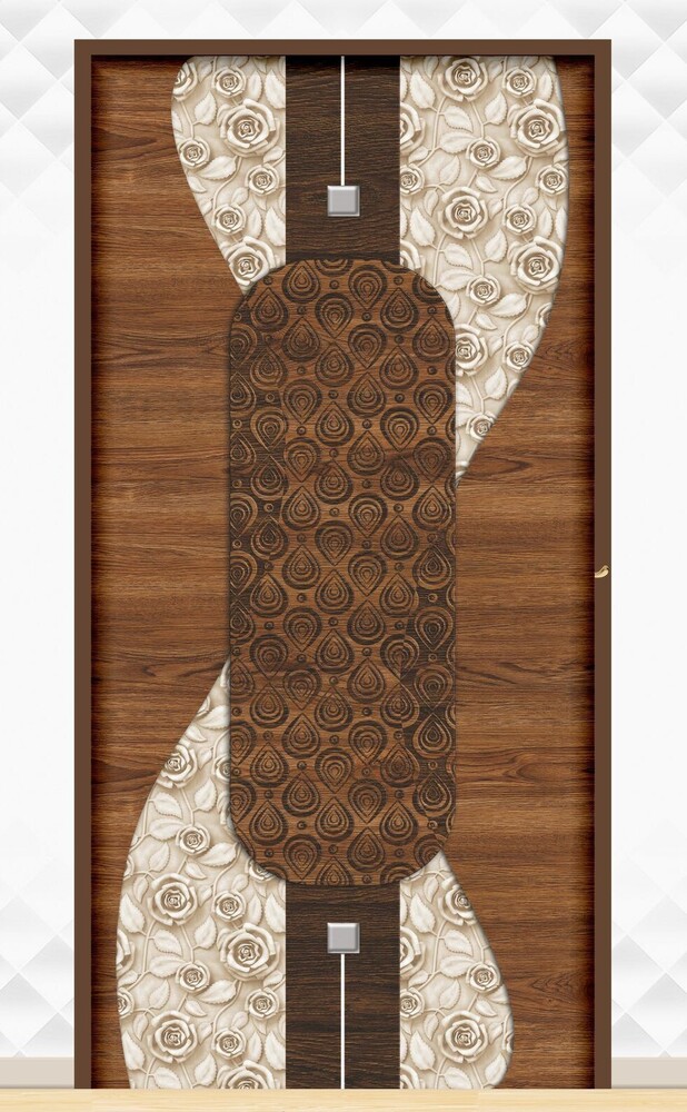 Wooden Shade Door Paper Print