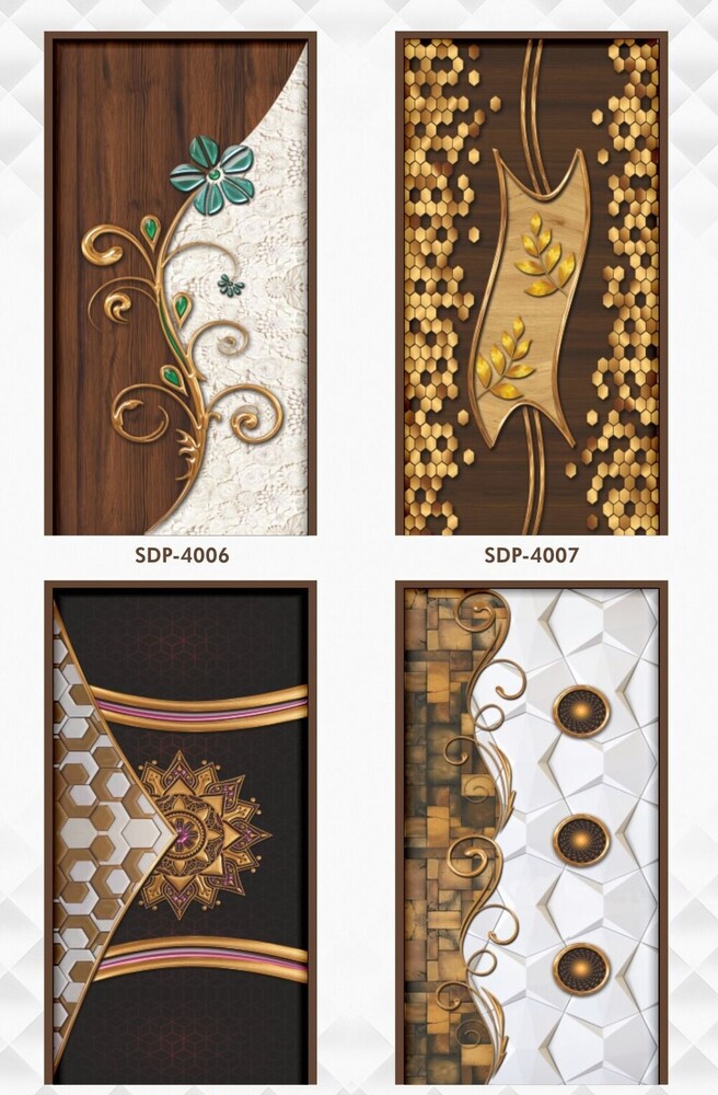 New Design  Decorative Door Paper Print
