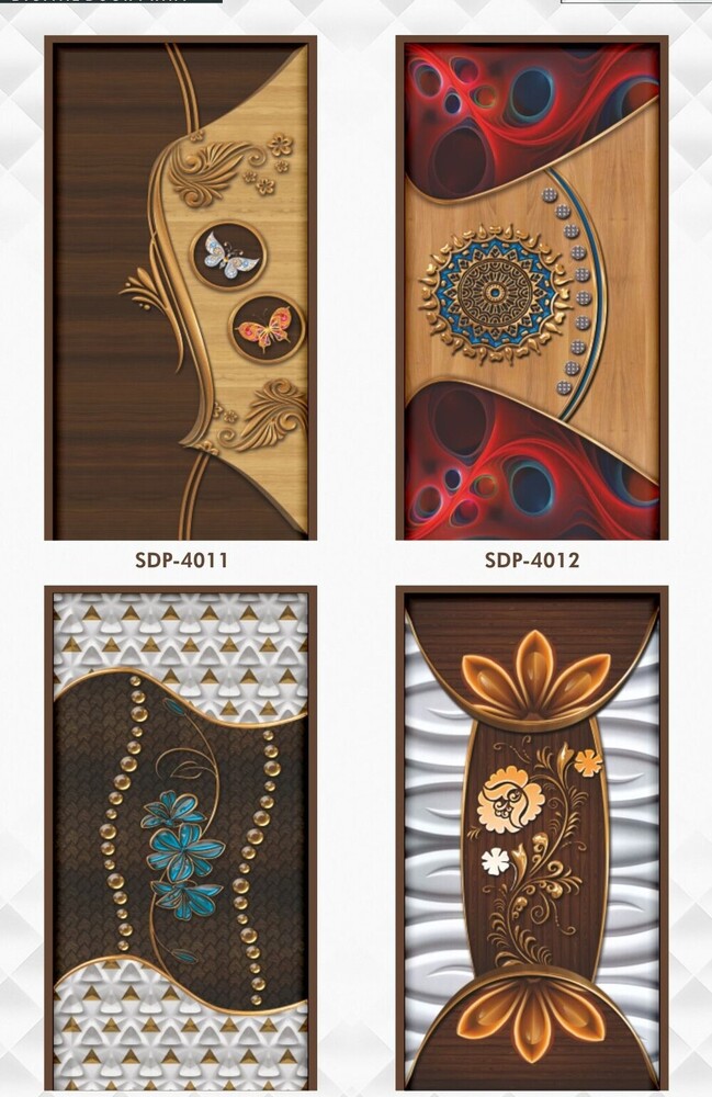 New Design  Decorative Door Paper Print