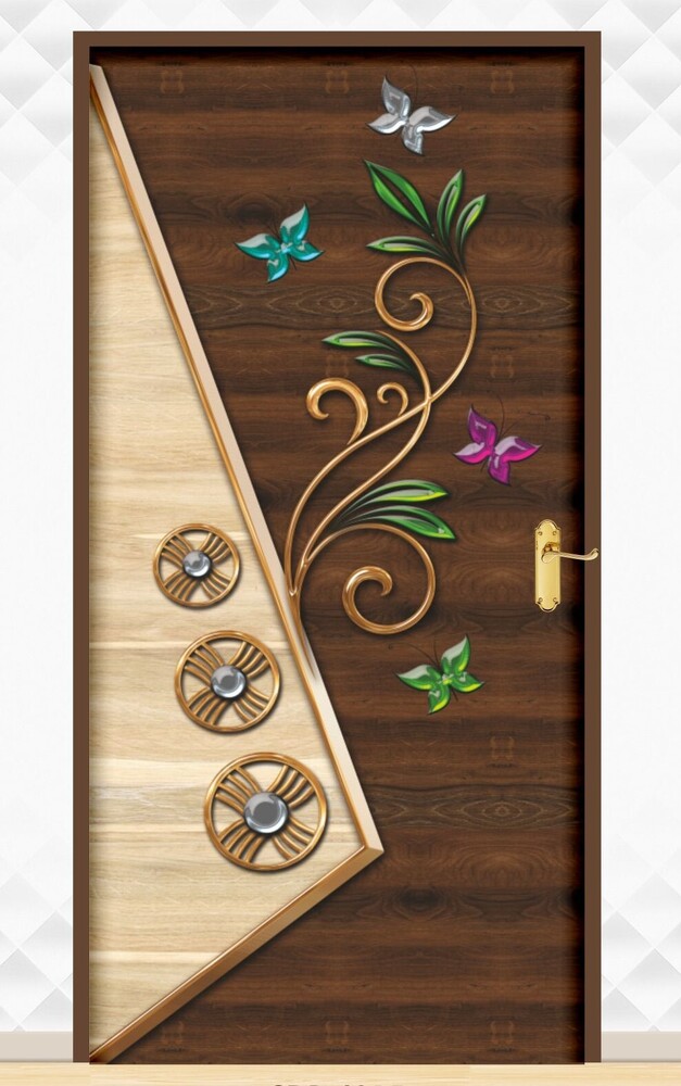 New Design  Decorative Door Paper Print