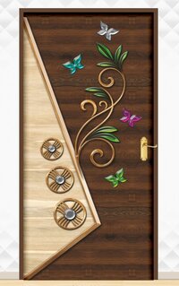 New Design  Decorative Door Paper Print