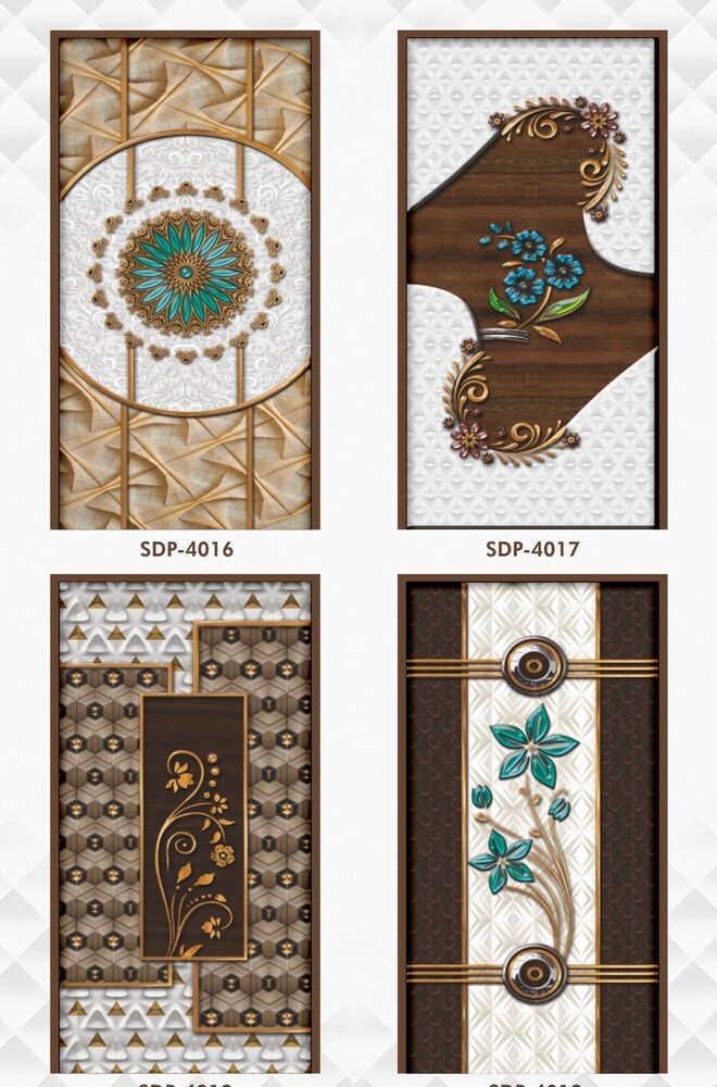 Decorative Laminated Door Paper Print