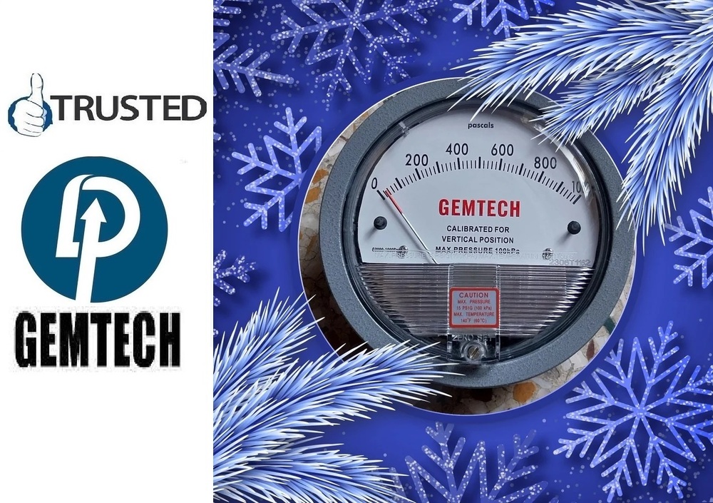 Series G2000 GEMTECH Differential Pressure Gauges  100% Original