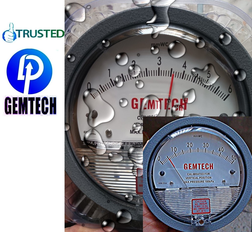Series G2000 Gemtech Differential Pressure Gauges 100% Original