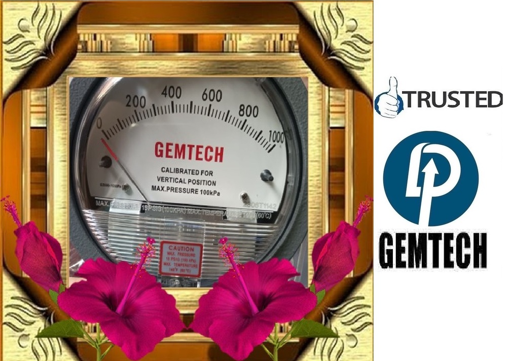 Series G2000 Gemtech Differential Pressure Gauges 100% Original
