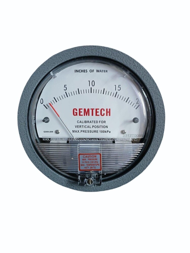 GEMTECH DIFFERENTIAL PRESSURE GAUGE IN Sitapura Industrial Area Rajasthan India