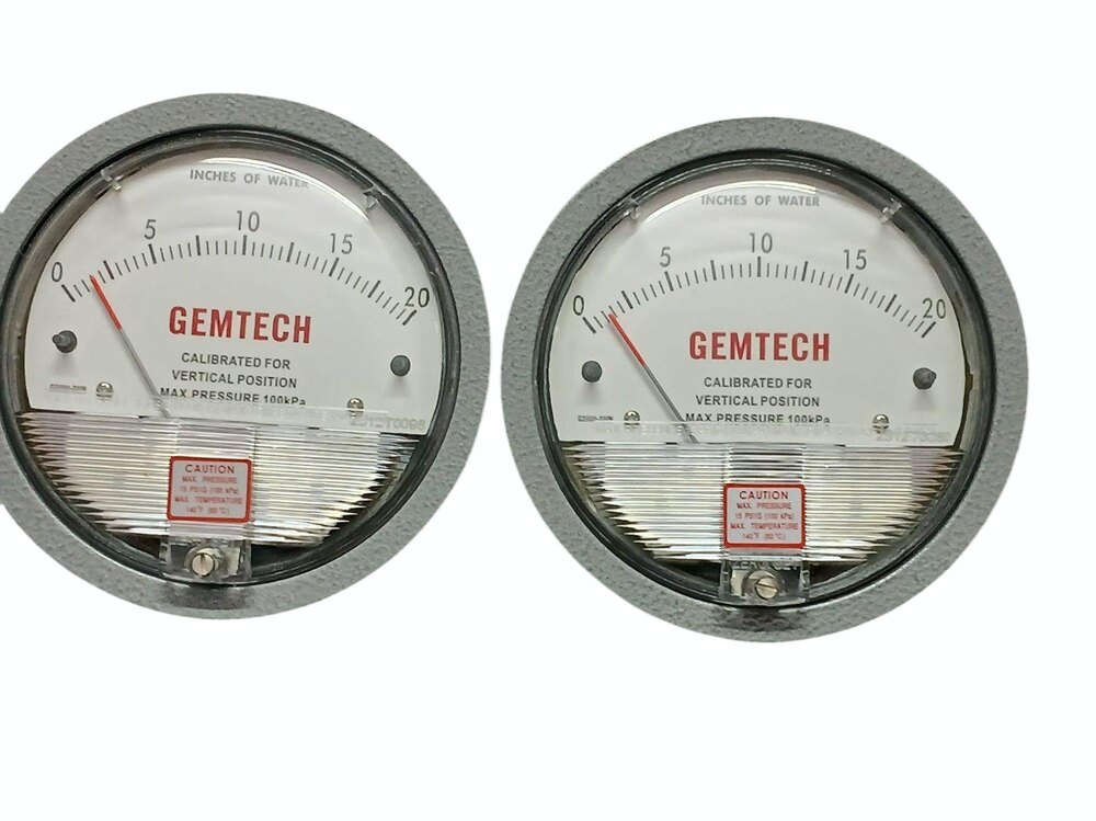 GEMTECH DIFFERENTIAL PRESSURE GAUGE IN Sitapura Industrial Area Rajasthan India