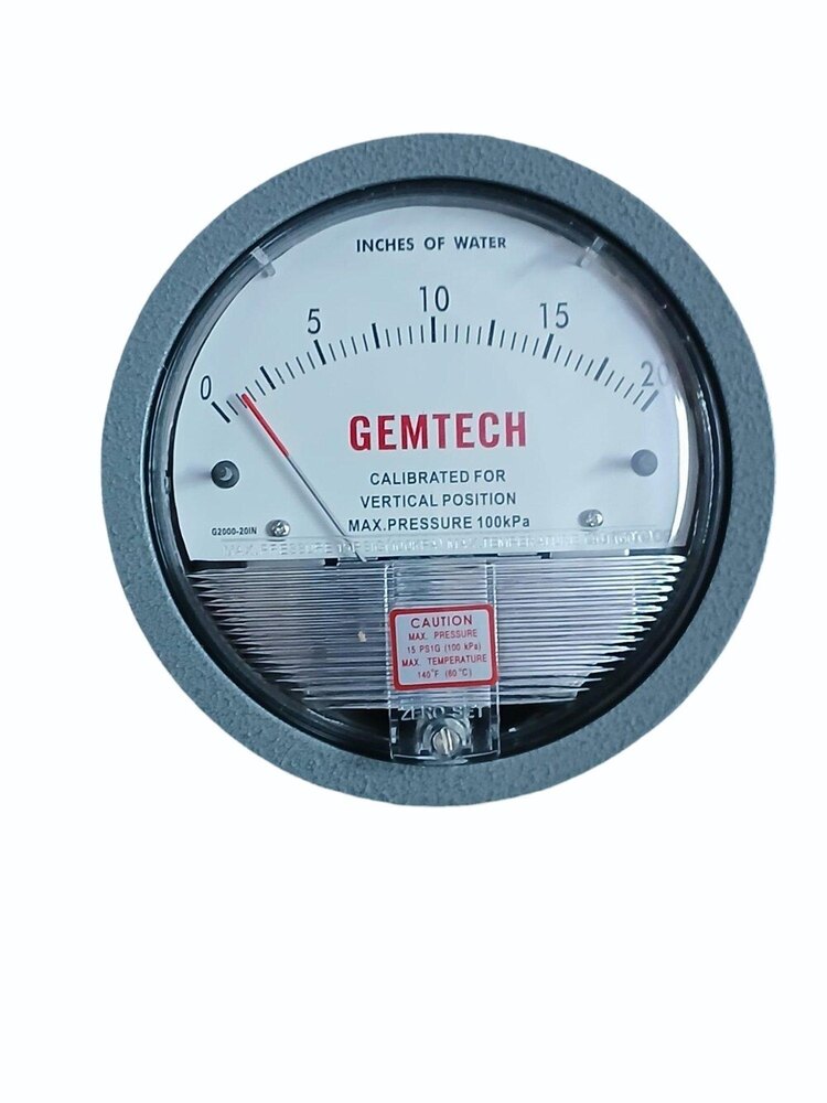 GEMTECH DIFFERENTIAL PRESSURE GAUGE IN Mahindra SEZ Industrial Area Rajasthan India