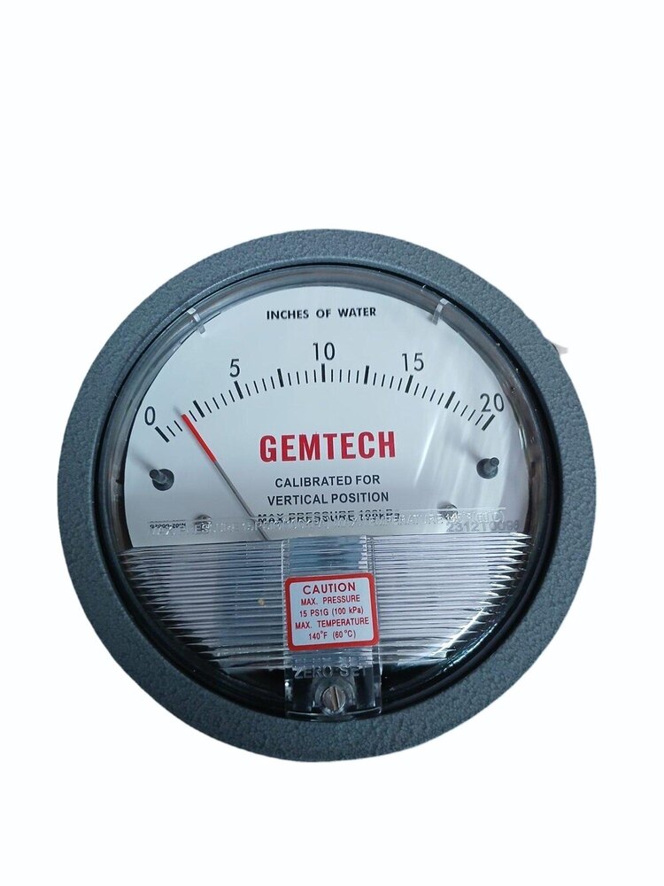 GEMTECH DIFFERENTIAL PRESSURE GAUGE IN Mahindra SEZ Industrial Area Rajasthan India