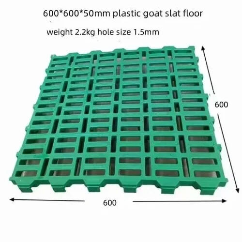 GOAT FARM PLASTIC SLATTED FLOORING 600MM x 600MM SIZE 600MM THICKNESS 50 MM