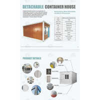 HIGH PRE FABRICATED MODULAR DETACHABLE CONTAINER HOUSE