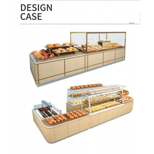 MODERN PASTRY SHOP BAKERY SWEET AND CAKE DISPLAY COUNTER