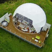 Geodesic Dome Tent 6 Metre Dia - Capacity: 5+ Person