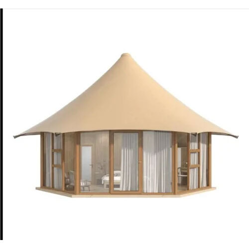 Luxury Tent House Hexagon Indoor 24 Sqmt - Capacity: 3-4 Person
