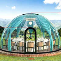 Polycarbonate Skylight Dome 4 Metre Dia - Capacity: 5+ Person