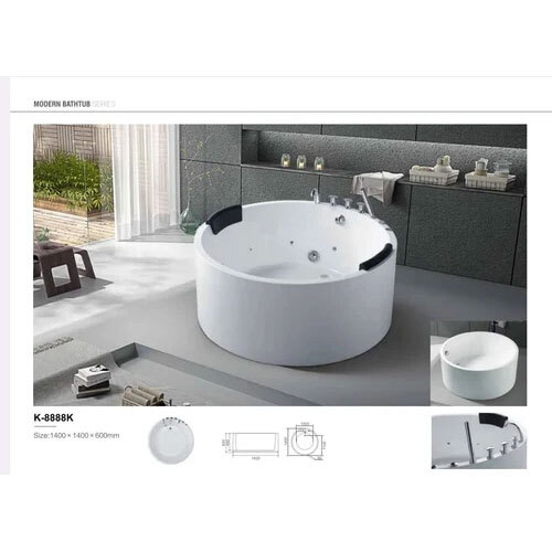 VIVISA ROUND WHIRLPOOL JACUZZI MASSAGE BATHTUB