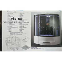 VIVISA STEAM ROOM WITH WHIRLPOOL JACUZZI BATHTUB COMBO