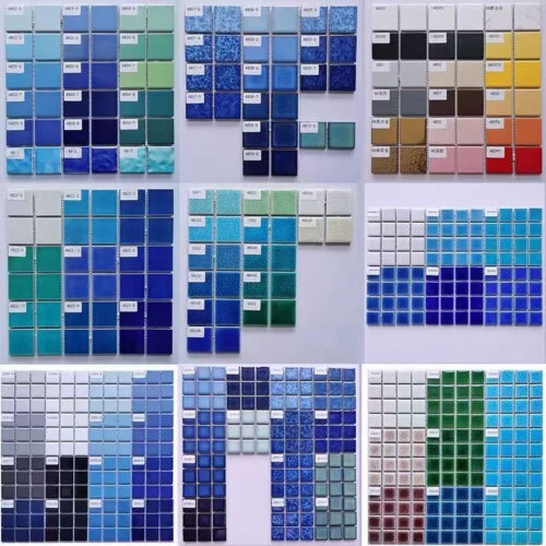 VIVISA CERAMIC MOSAIC TILES FOR SWIMMING POOL