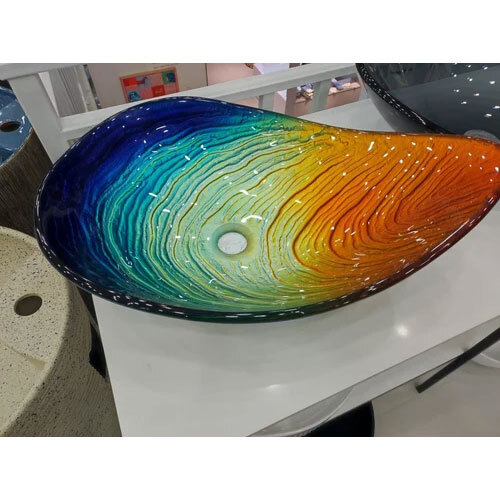TABLE TOP DESIGNER GLASS WASHBASIN