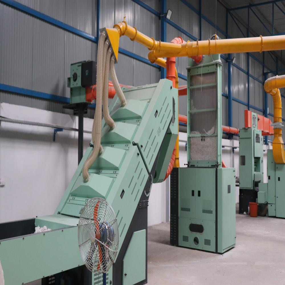 Surgical Cotton Roll Making Machine with bleaching unit