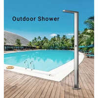 Vivisa Outdoor Shower Panel For Swimming Pool And Garden - Color: Silver