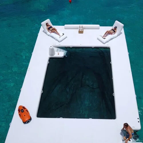 INFLATABLE OCEAN SWIMMING POOL