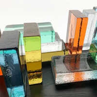 Colored Glass Brick - Color: Multicolor