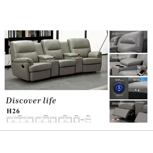 THREE SEATER HOME THEATRE RECLINER SOFA