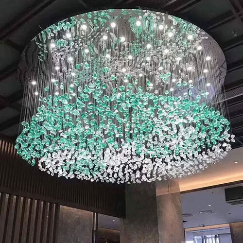 HOTEL LOBBY LED CRYSTAL LIGHTS